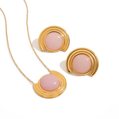 Set de caracol rosa