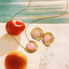 Set de caracol rosa