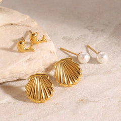Trío marino - mini aretes