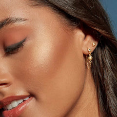 Aretes Colgantes Sol y Luna