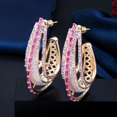 Pink and Lilac Hoops 