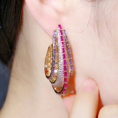 Pink and Lilac Hoops 