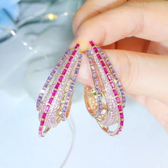 Pink and Lilac Hoops 
