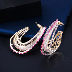 Pink and Lilac Hoops 