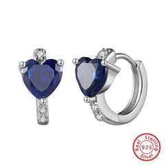 Sapphire Huggies Rings 