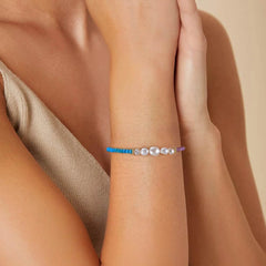 Turquoise &amp; Mica Bracelet 