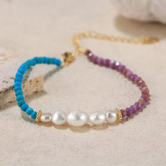 Turquoise &amp; Mica Bracelet 