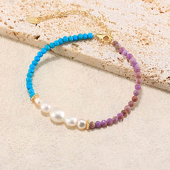 Turquoise &amp; Mica Bracelet 