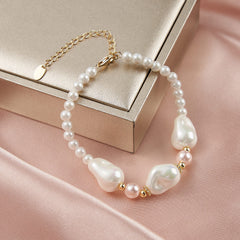 Pink Baroque Bracelet 