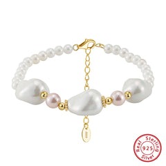 Pink Baroque Bracelet 