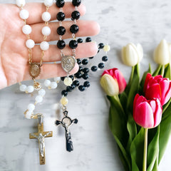 Black Onyx Rosary 