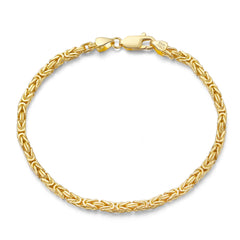 Unisex Byzantine Bracelet - Gold 