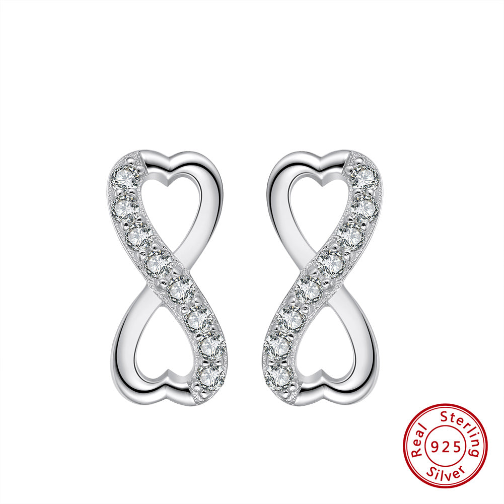 Infinity Stud Earrings 