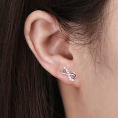 Infinity Stud Earrings 